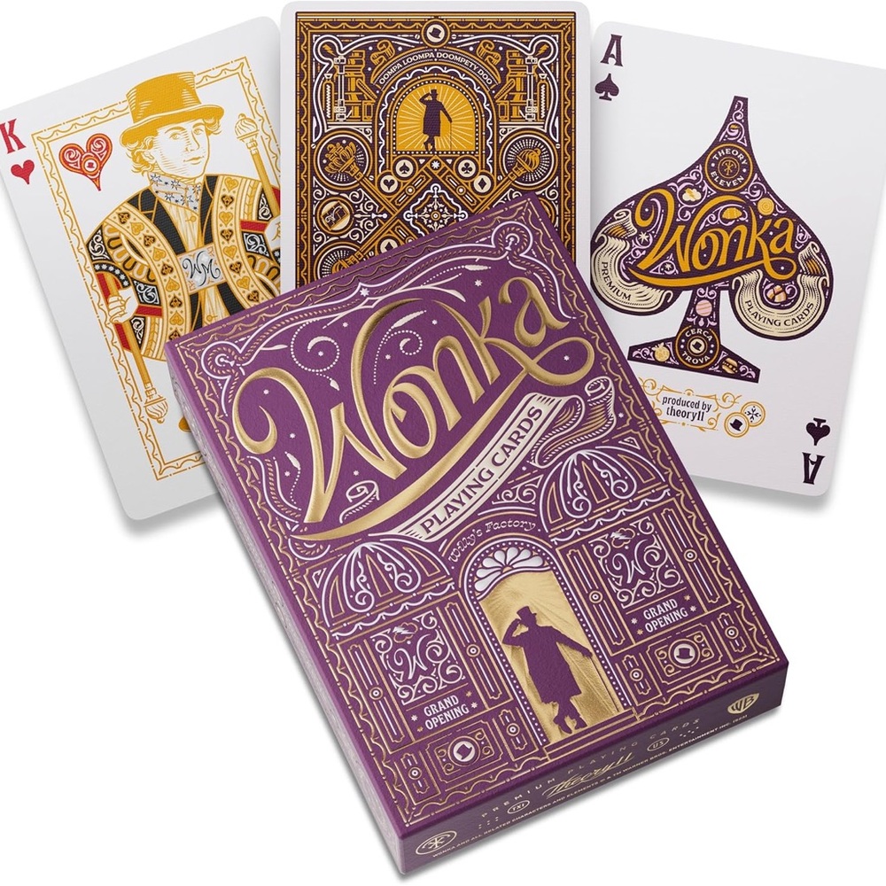 Wonka Playing Cards Sealed NIP